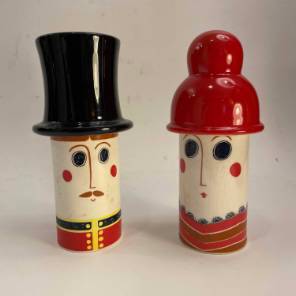 A Pair of English 1960s Salt and Pepper Shakers